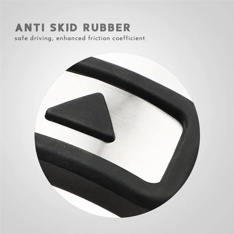 سيارة الفرامل دواسة الوقود غطاء لشركة فولكس فاجن ID.4 ID4 2021 2022 2023 أجزاء اكسسوارات مكافحة زلة غطاء دواسة القدم #1