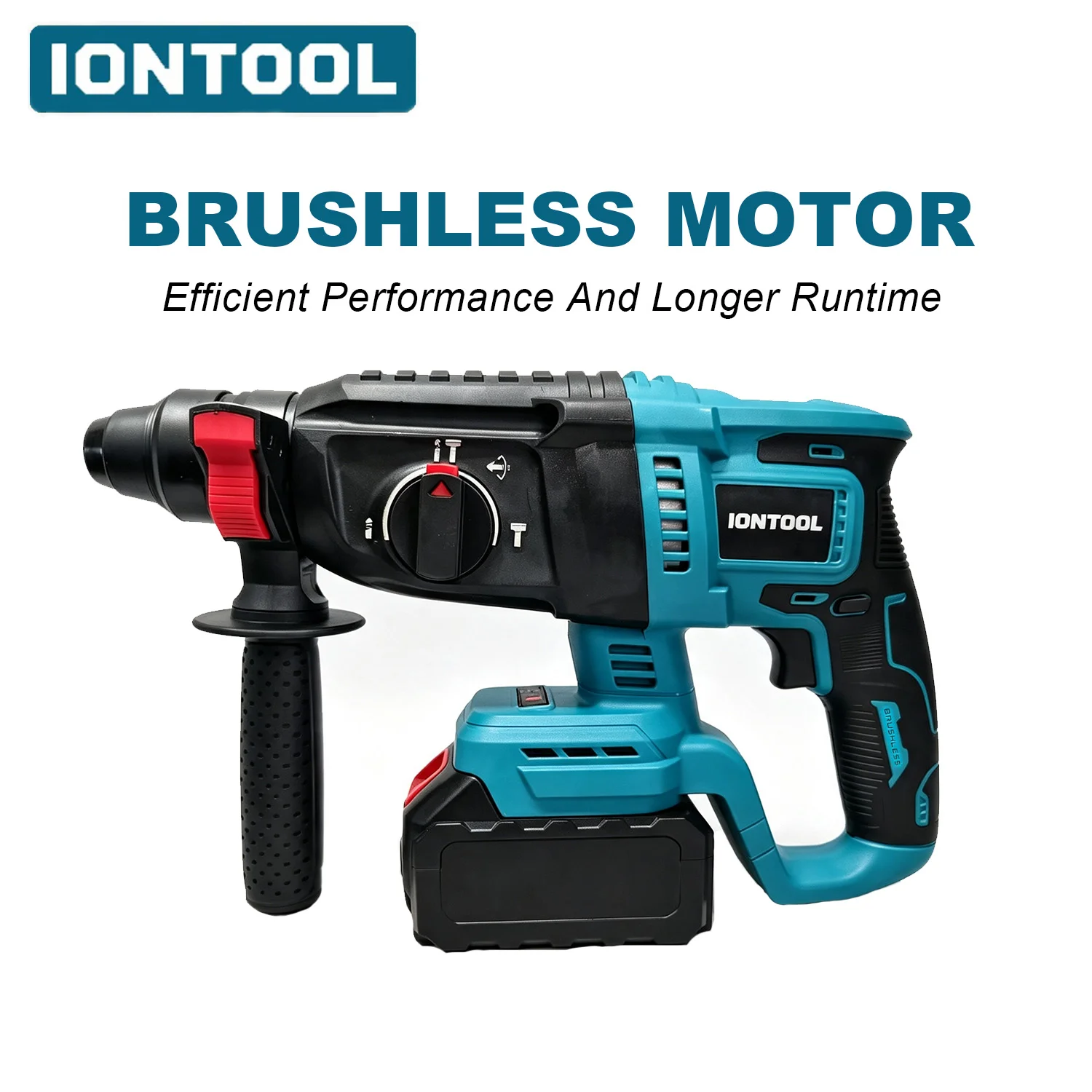 IONTOOL Brushless Rotary Hammer Drill 20mm 1800RPM Electric Drill Household Power Tools for Wall Drilling Home Improvement
