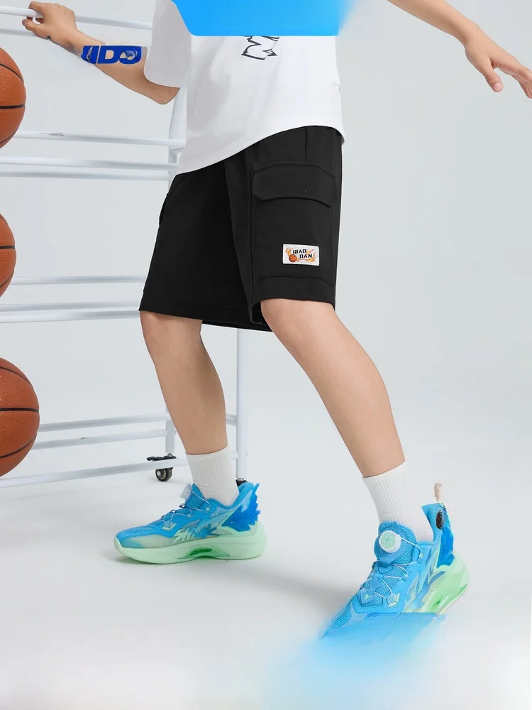 pantaloncini-da-basket-in-maglia-per-ragazzi-estivi-stile-workwear-lunghezza-a-cinque-quarti-vita-media-in-misto-cotone-e-poliestere-gamba-dritta