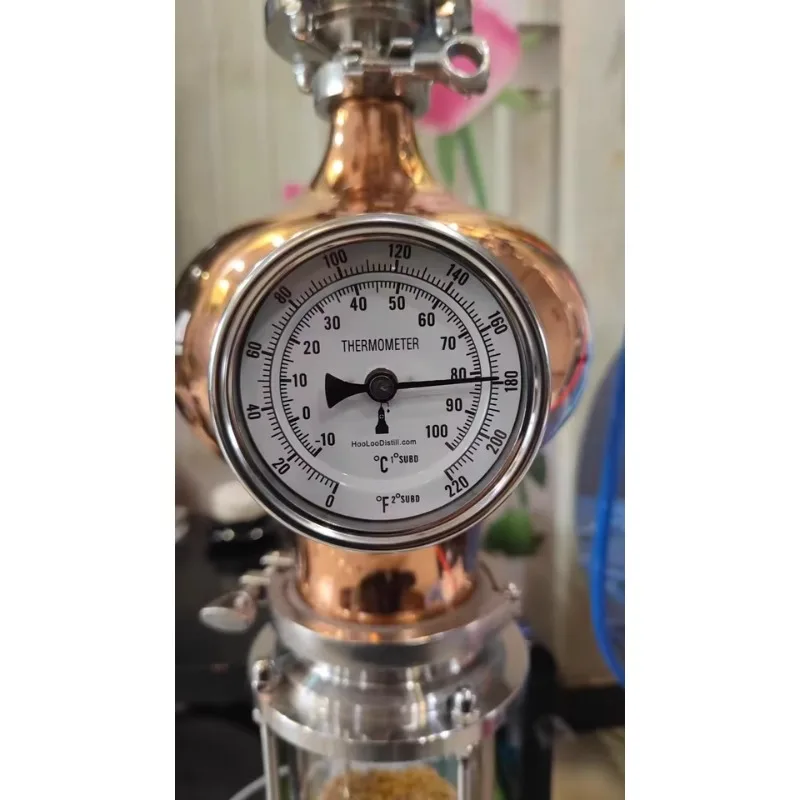 معدات التقطير المنزلية النحاس القرع باخرة ويسكي Baijiu براندي النبيذ الفاكهة تقطير النبيذ الأجنبي #4