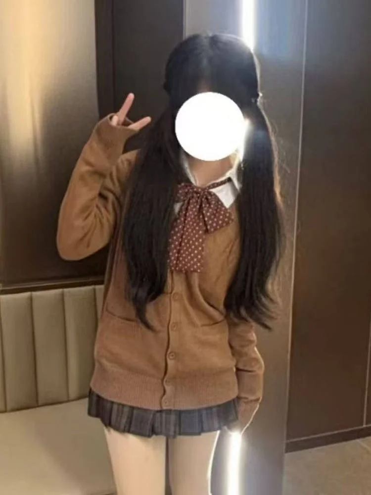 

Осень-зима женский вязаный свитер Long Sve карамельно-коричневая клетчатая юбка многослойная школьная orm Sle белый улучшающий автомобиль...