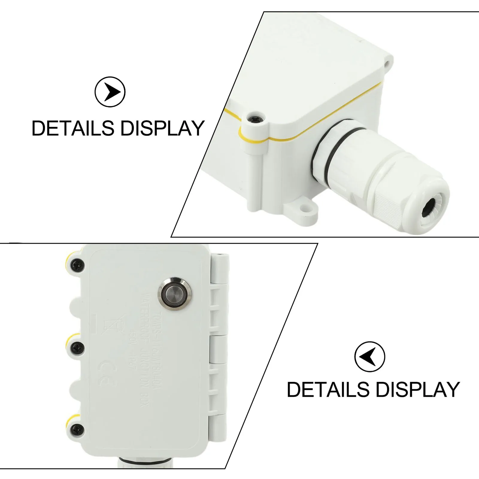 Waterproof For Smart Relay Box IP67 Rated 1-16A Load Capacity AC90-280V with Wireless WiFi 2.4GHz for Remote Device Operation