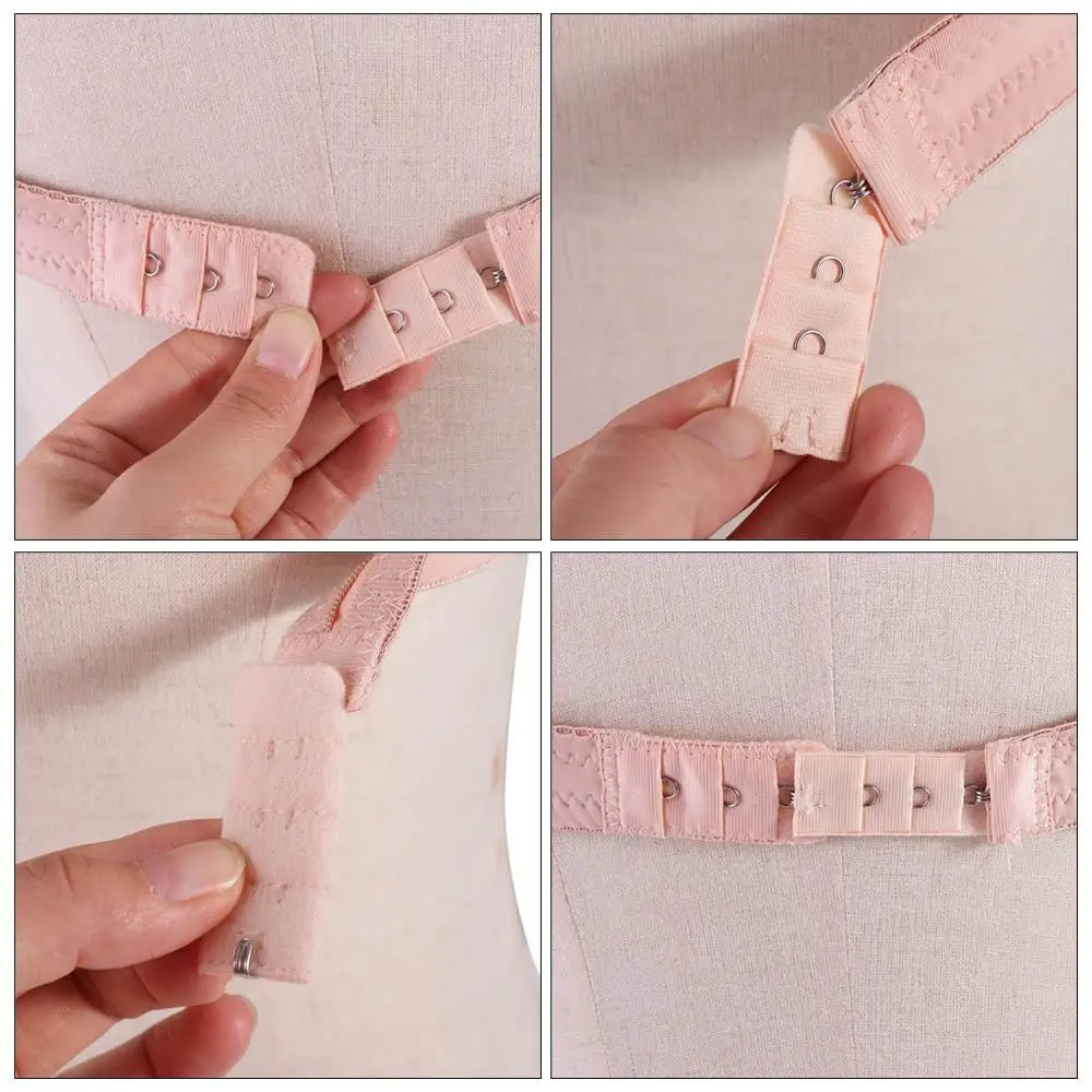 Adjustable Female 3 Rows 1 Hook With Buckle Bra Extenders Extenders Strap Intimates Accessories Lingerie Strap