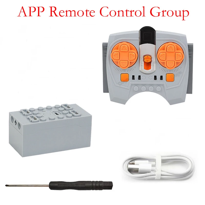 High-Tech Technischer Motor 2,4G Bluetooth APP Modul RC DIY Bausteine MOC PF Power Funktion Upgrade XL-M-Servo Motor DIY