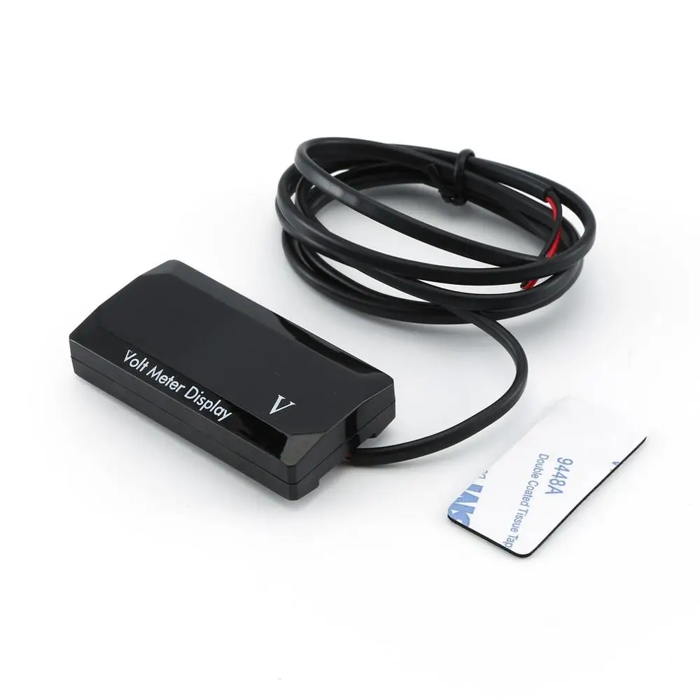 Imagem -05 - Mini Medidor de Corrente de Tensão Digital Voltímetro Amperímetro Testador Detector Display Led Carro Motocicleta Dc4.5v30.0v 12v