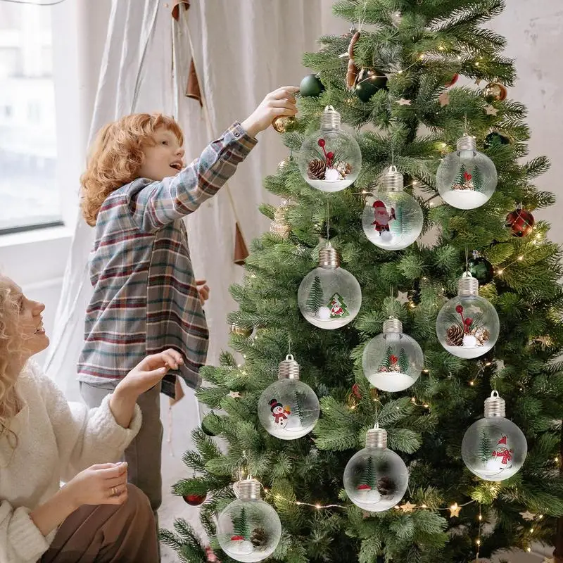 Kerst LED-lamp Decoratief licht Hanglamp Kerstornamenten Bruiloft Thuisfeest Nieuwjaar Decor Helder Nachtlampje Bal