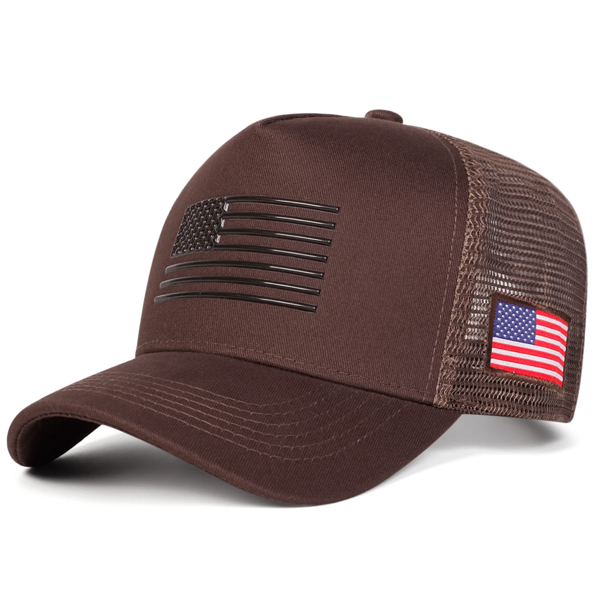 Unisex-Baseballkappen mit amerikanischer Flagge und Stickerei, für Frühling und Sommer, für den Außenbereich, verstellbare Freizeithüte, Sonnenschutzhut, Sportkappe – Detail 7