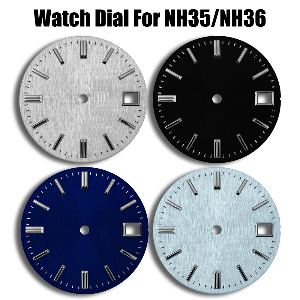 

Циферблат NH35, 28,5 мм, циферблат, S-циферблат, зеленый светящийся циферблат, подходит для NH35, NH36, аксессуары для часов с механизмом
