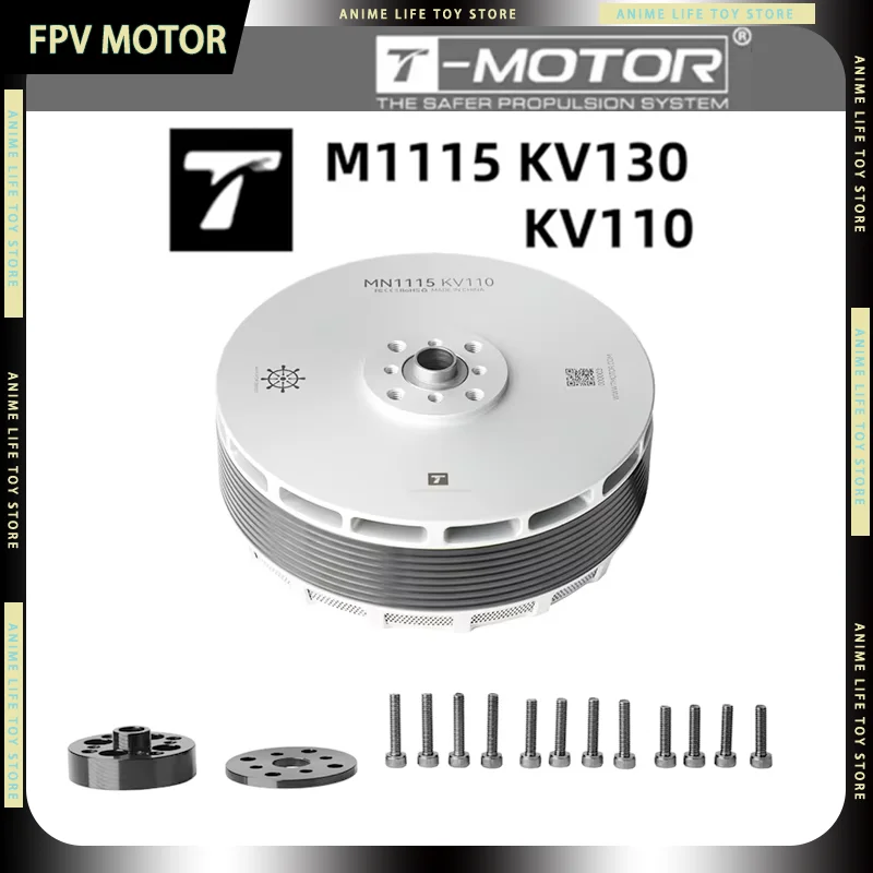 

In Stock T-Motor MN1115 KV110 KV130 FPV Brushless Motor 34KG Thrust,IP45,For Heavy Lift Load Industrial Multirotor VTOL UAV