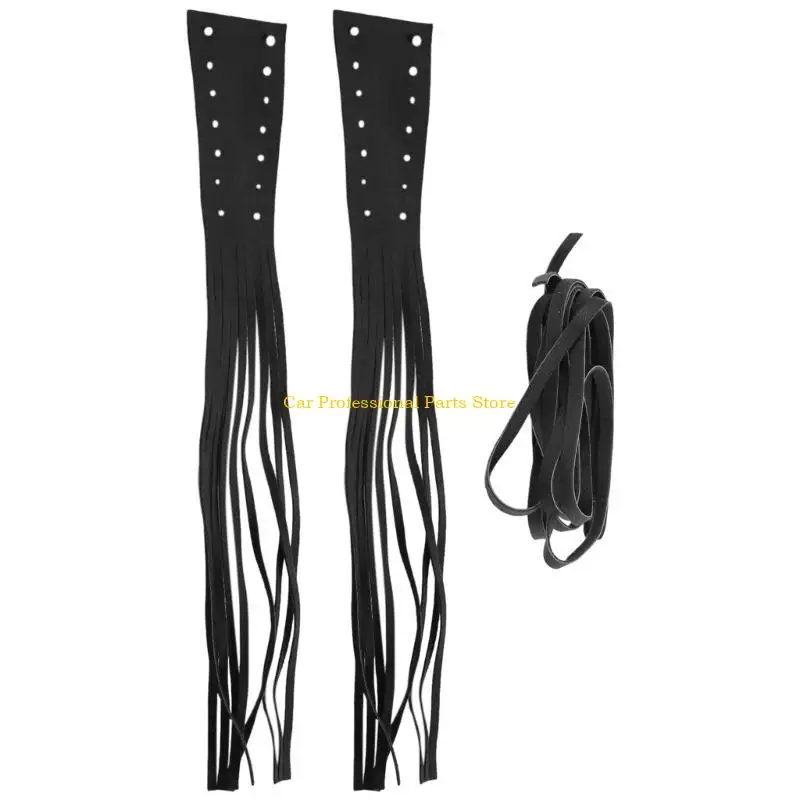 رافعة فرامل الدراجات النارية R53D تغطي PU Clutch Fringe Long Long Tassels لـ CruiserChopper