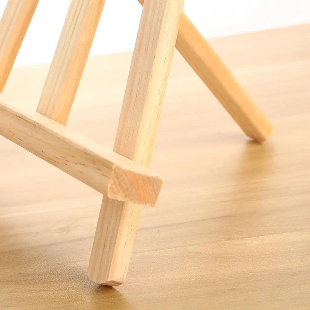 Wooden Painting Stand Easel for Beginners Students Artists Display Artwork Home Studio Outdoor Use 28x21cm Eco Friendly Safe