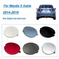 Cubierta de gancho de remolque para parachoques trasero derecho, tapa de remolque para Mazda 3 Axela Sedan 2014-2019