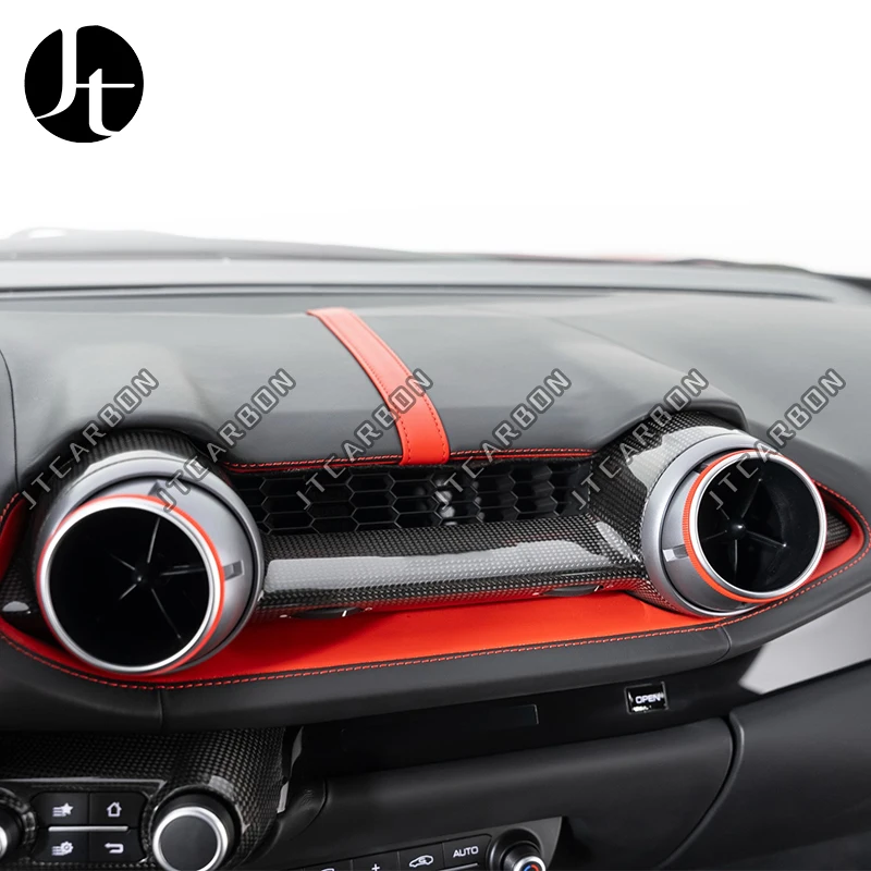 For Ferrari 812 GTS Superfast LHD OEM Style Dry Carbon Interior Air Conditioning Port Kit Car A/C Vents Outlet Trim Covers