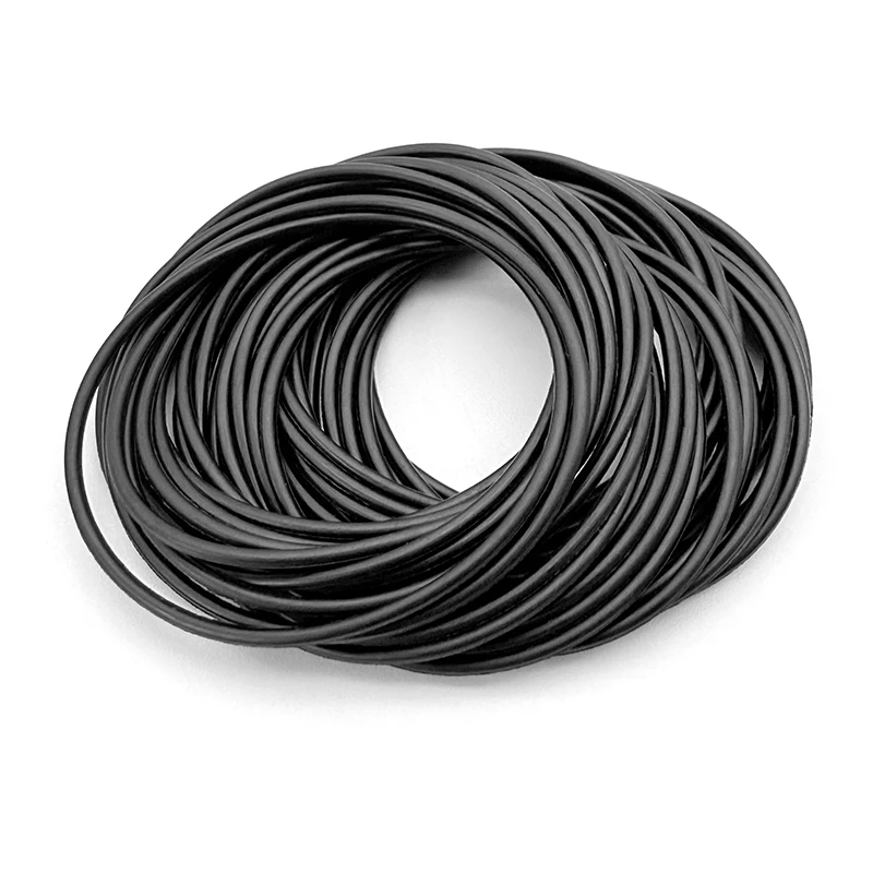 20/50pcs NBR O-Rings OD 3.5~36mm Rubber Seal Oil Sealing Gaskets CS 1.2mm for Pipe Sealing Bathroom Accessories Fixation