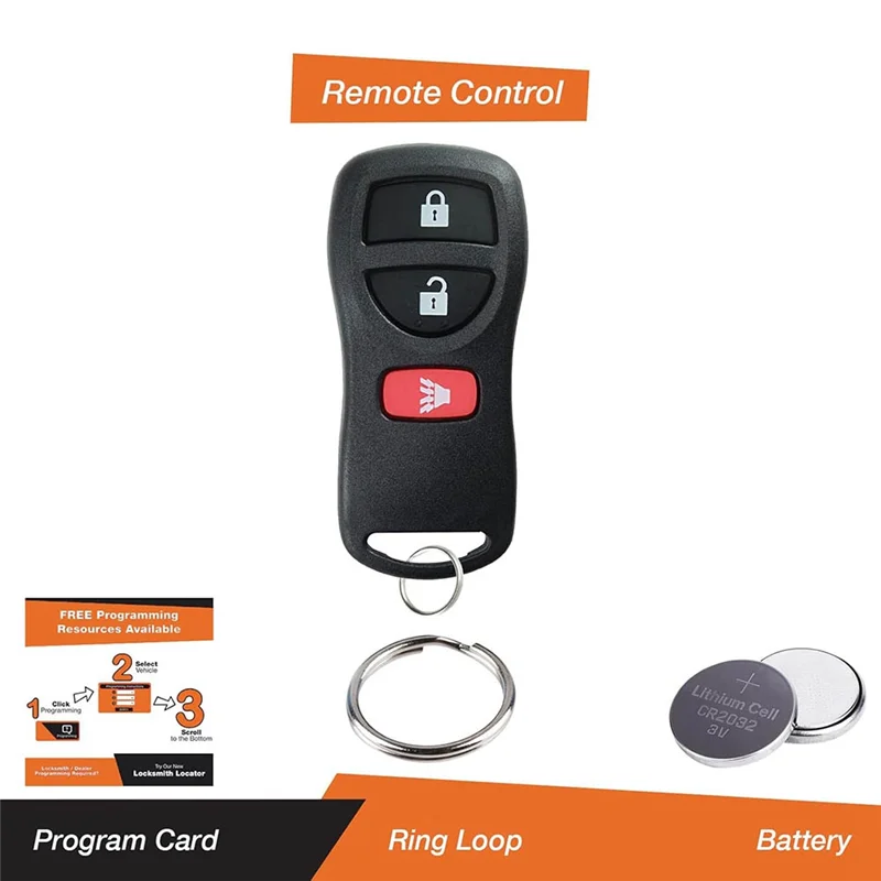 

Replacement Key Fob Car Remote With Transponder Key For KBRASTU15, CWTWB1U733, ID 46, NI04T