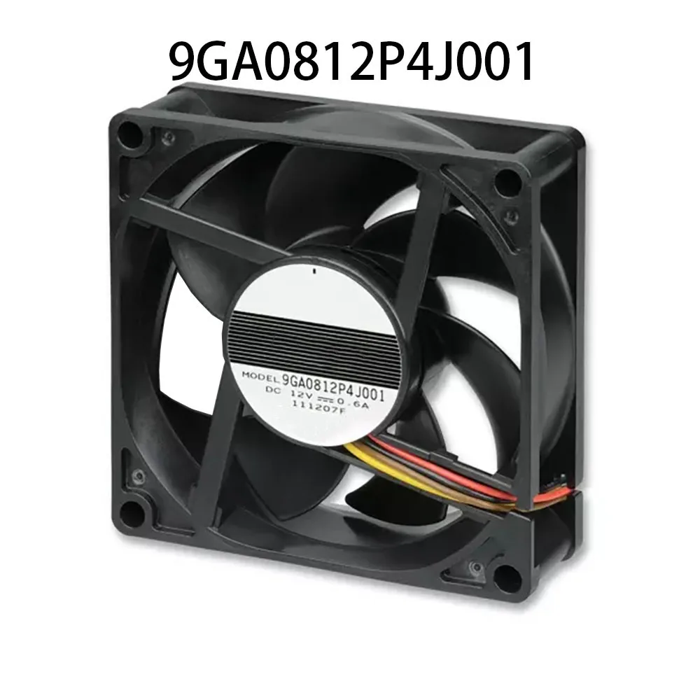 Axial flow Chassis Cooling Fan 12V 0.6A 80*80*25MM 4-wire PWM 9GA0812P4J001 radiator