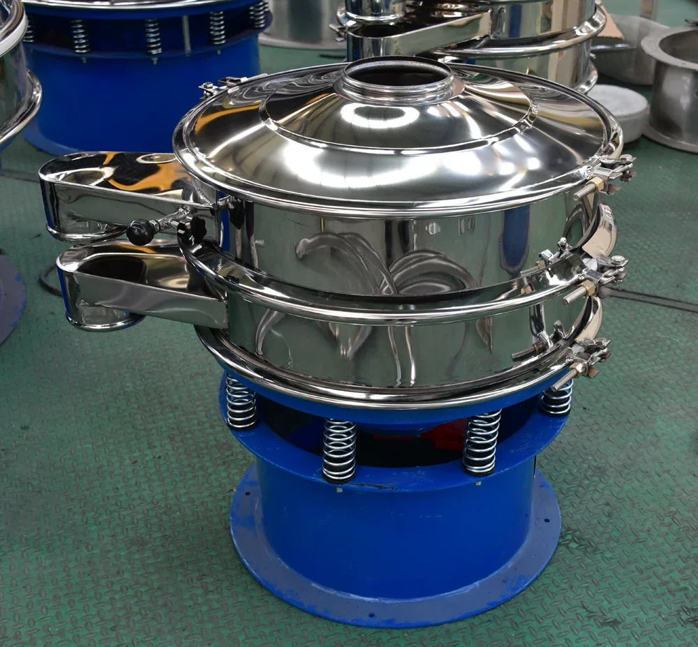 Industrial Rotary Electric Sifter Sieve for Vibration Separating Classifying Sieve Machine Vibrating Screen Powder Sieving