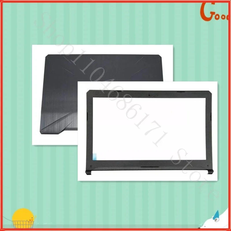 L New Does not apply For TUF Gaming FX504 FX504G FX80 FX80G LCD Back Cover & Bezel & Hinges