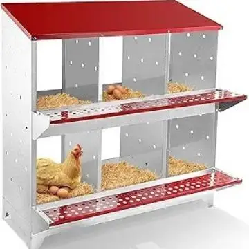Chicken Nest Egg Laying Box Egg Laying Box Chicken Running Cage Chicken Cage Galvanized Durable Easy To Clean Cross-border