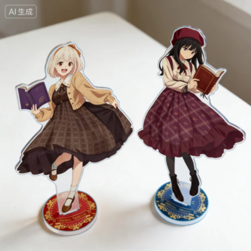 

Anime Lycoris Recoil Accessories Goods Collection Cosplay Acrylic Stand Figure Characters Ornament Fans gift