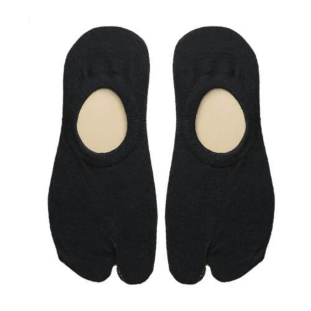 

Pure Color Cotton Two-Toed Socks Low Cut Breathable Split Toe Socks Comfortable Flip Flop Socks Unisex