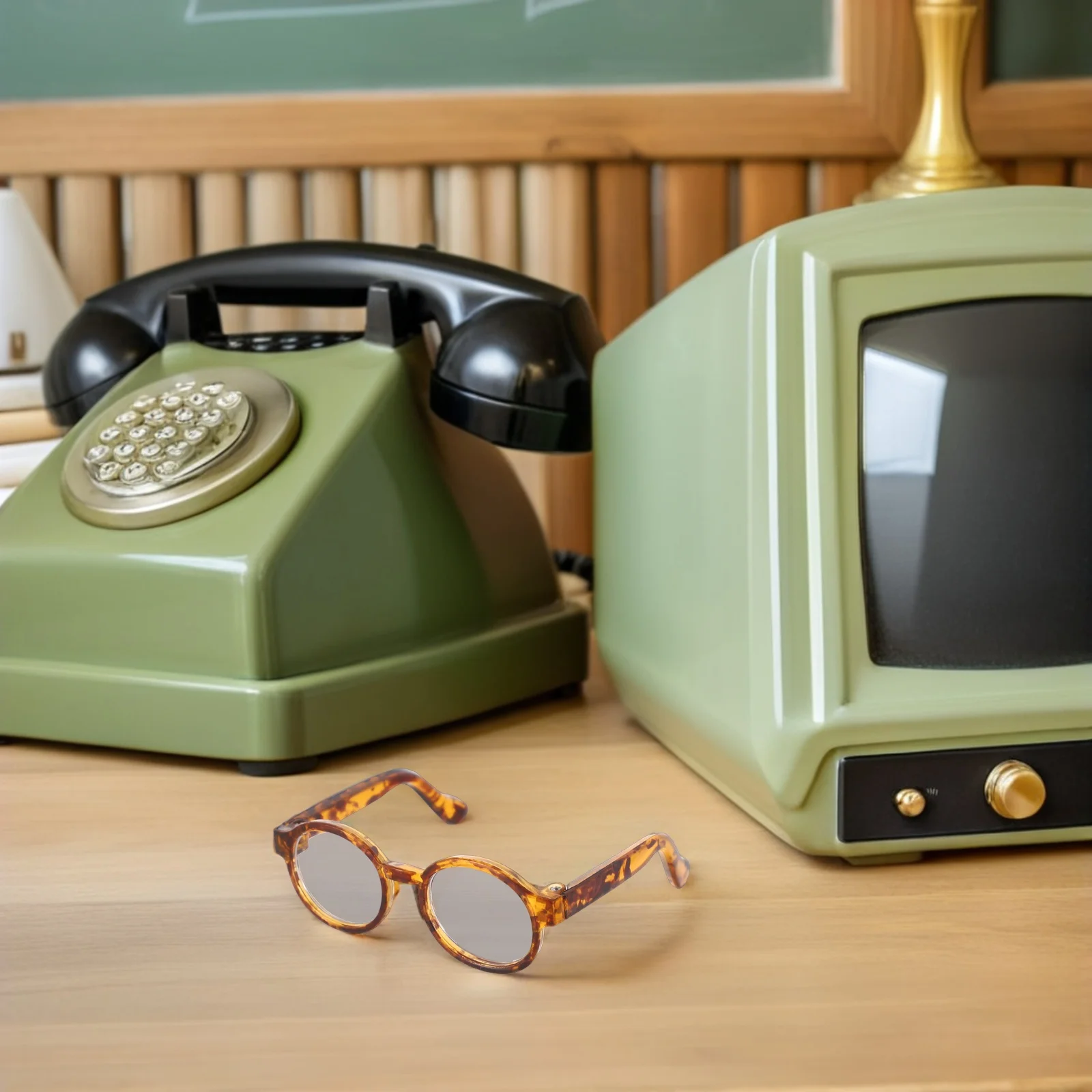 

5pcs Miniature Eyeglasses Tiny For Dress Up Lightweight Mini Wire Glasses Craft Accessories Dollhouse Decor Photography