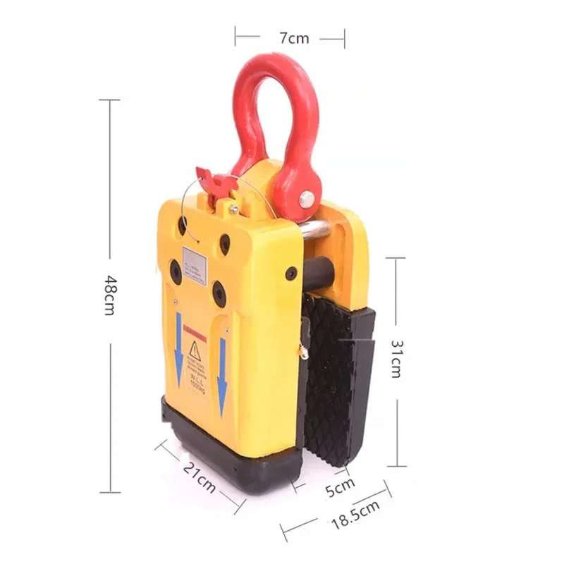 Hot Sell Stone Spreader Concrete Slab Slate Lift Fixture Granite Marble Lifting Black Rubber Grip