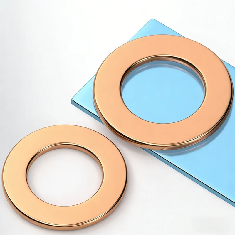 

Copper Flat Washer Ring ID 14 16 18 20 22 24 27 30 33 36 42 45 48 50 60mm Gaskets Ring Seal Plain Spacer Washers for oil plug