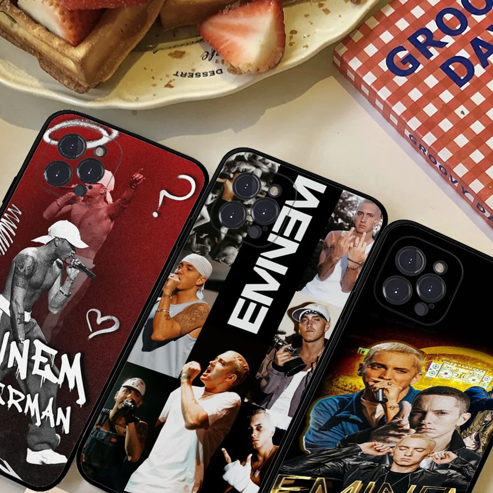 Rapper Eminem Hot Phone Case For IPhone 16 15 14 11 12 13 Mini Pro XS Max Cover 6 7 8 Plus X Funda Shell