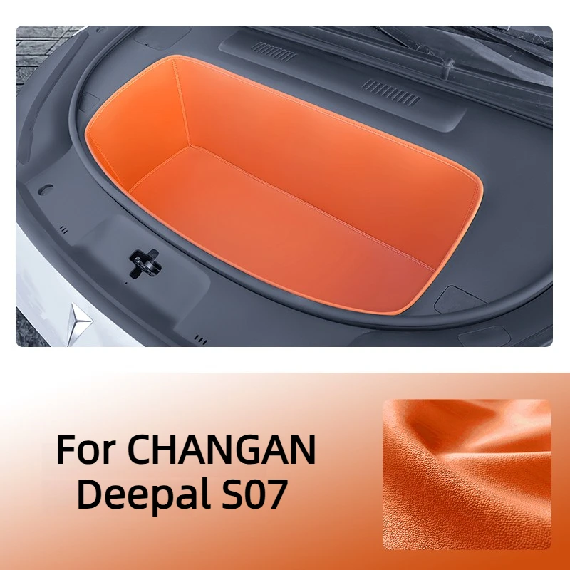 

Car Frunk Mat Storage Box For CHANGAN Deepal S07 Accessories 2026/2025 Leather Wear-Resistant Anti-Scratch Waterproof 2024