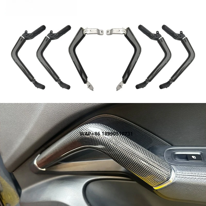 

For Cayenne 9Y0 2018-UP Carbon Fiber Interior Door Handle Six Piece Set