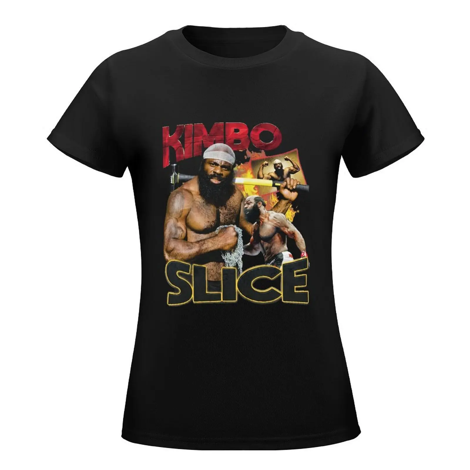 Kimbo Slice - Vintage Style Rap T-Shirt customs kawaii clothes Top Women