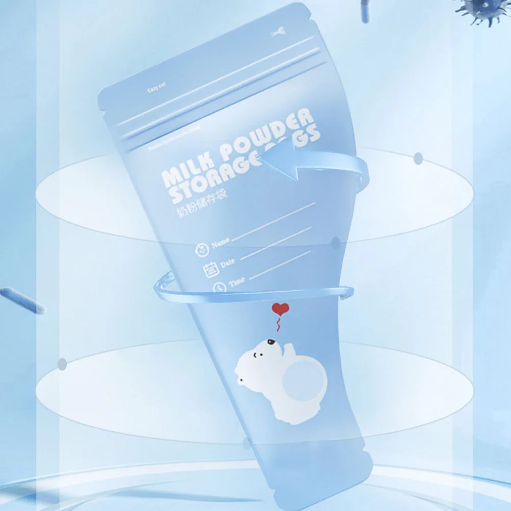 30 قطعة أكياس تخزين مسحوق الحليب القابل للتصرف المحمولة مختومة السفر صيغة الحقائب أكياس تخزين مسحوق أغذية الأطفال #1