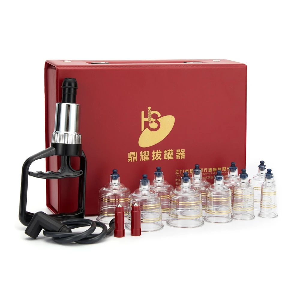 

Vacuum Cupping Set Back Massage Body Detox Anti Cellulite Cans Slimming Guasha Meridian Dredging Chinese Suction Cups Therapy