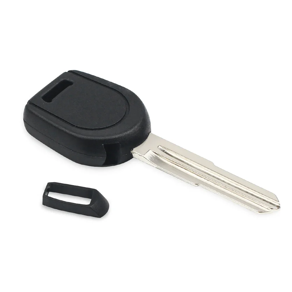 KEYYOU-hoja derecha/izquierda para Mitsubishi Colt Outlander Mirage Pajero sin Chip, transpondedor de coche, funda de llave remota, carcasa fob