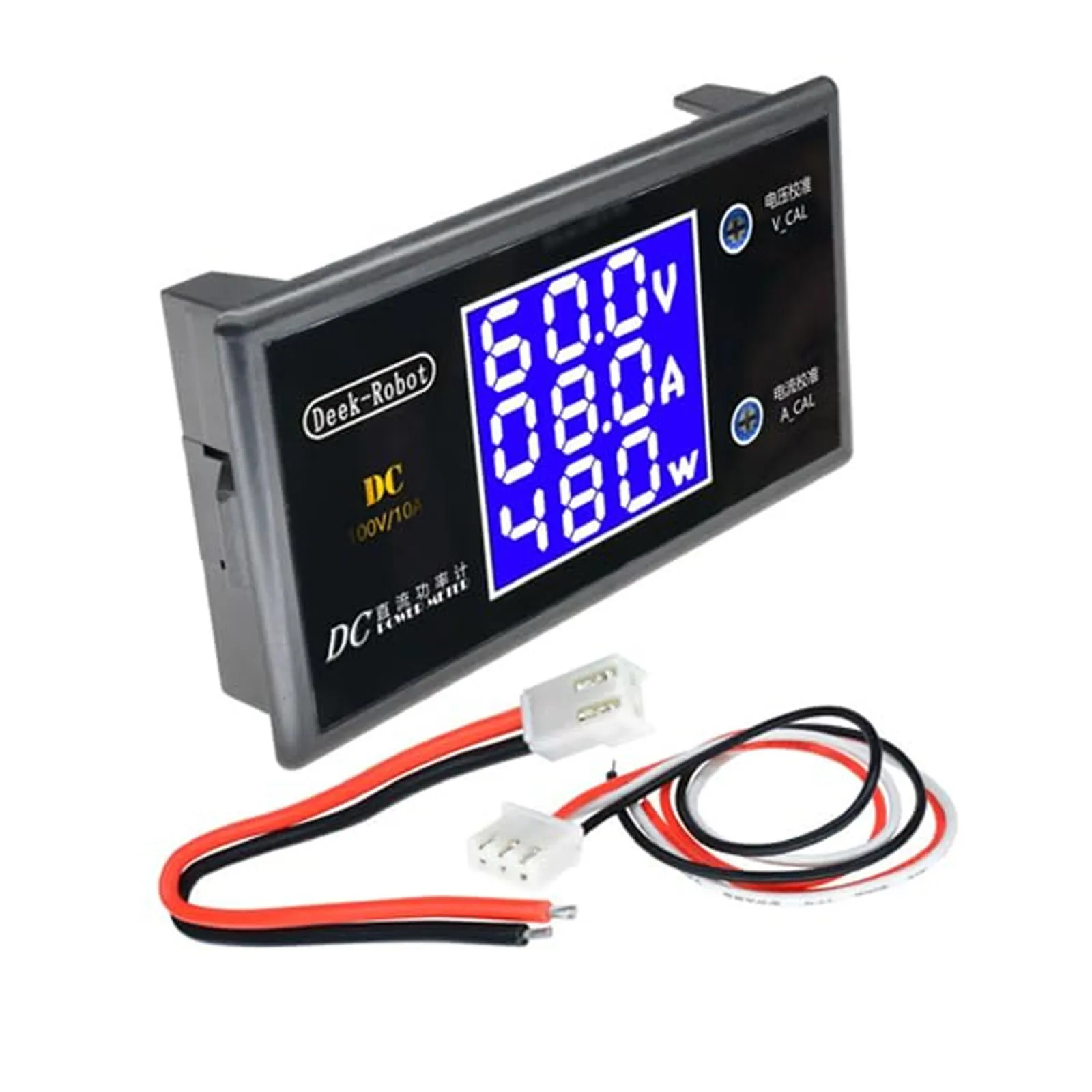 DC 0-100V 10A 1000W LCD Digital Voltmeter Ammeter Wattmeter Voltage Current Power Meter Volt Detector Tester Monitor