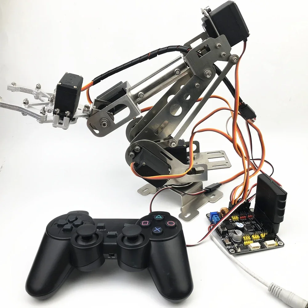 

Six degree of freedom remote-controlled robotic arm