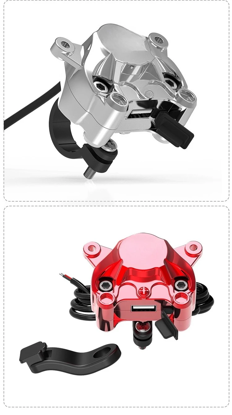 

Motorcycle mobile phone charger 12V fast charging waterproof electric vehicle installation modified usb charging adapter