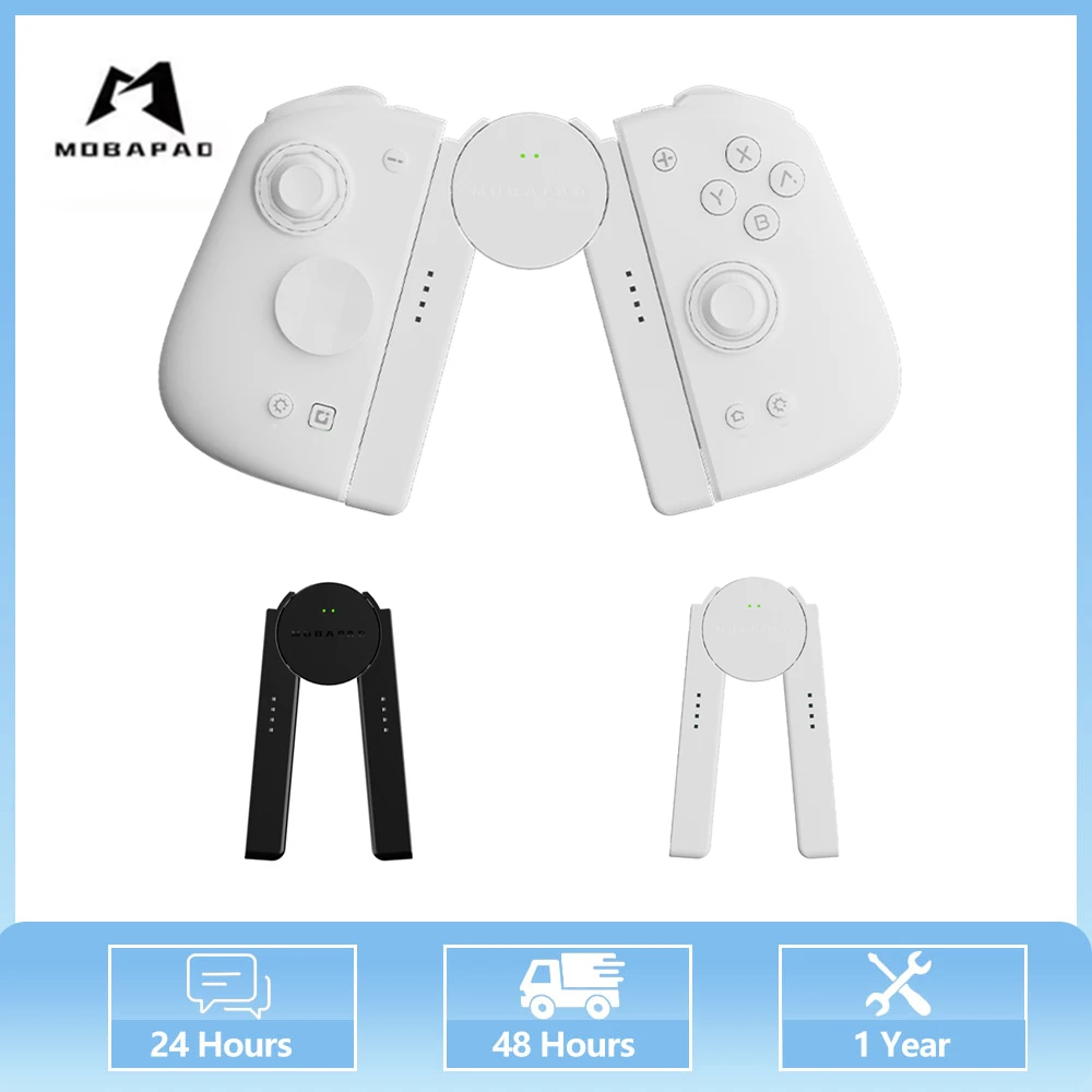 MOBAPAD Game Controller for Switch Charging Grip Set For Nintendo  Joy-con/M6 HD/S Handle V-Shaped Charger  Charger Stand