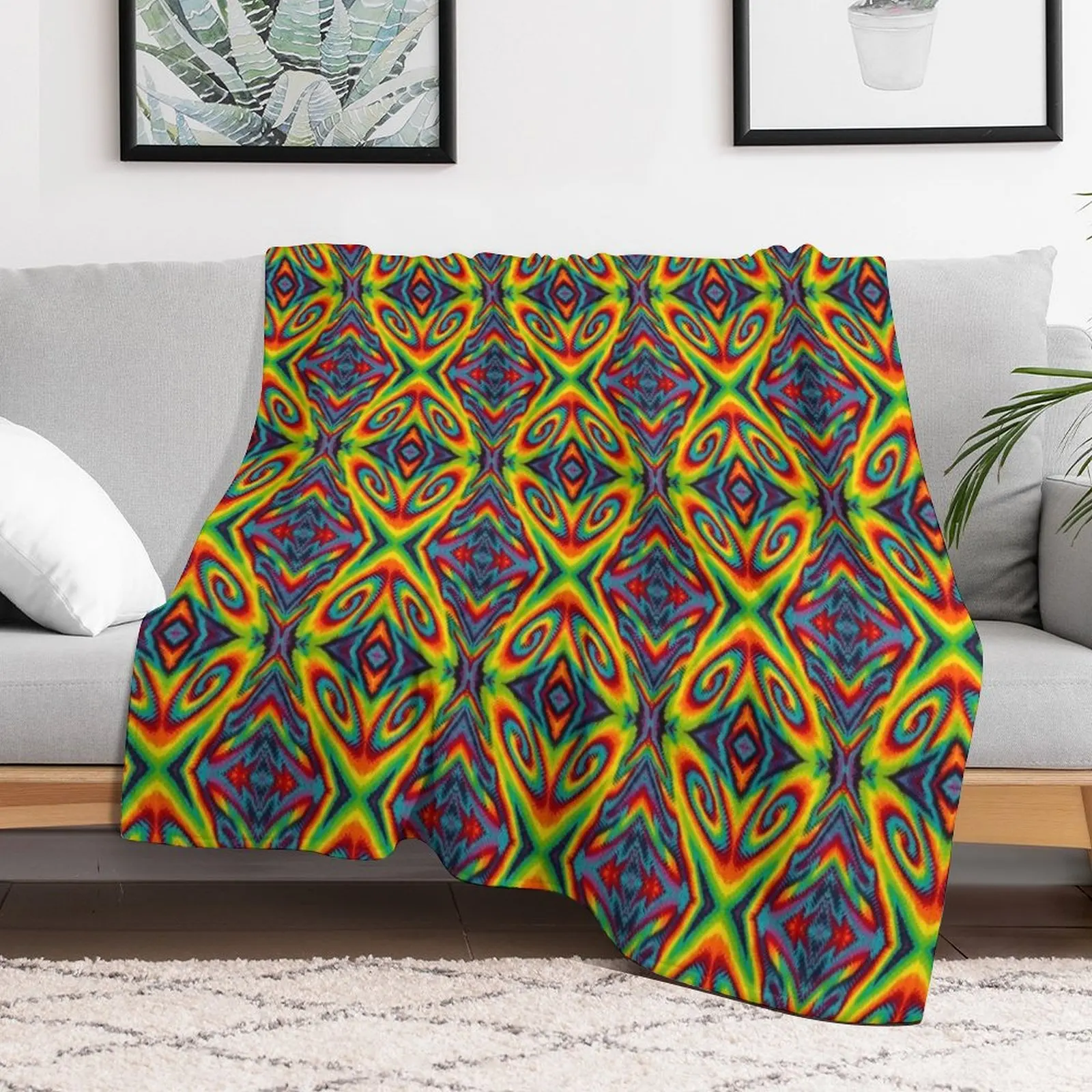 

Psychedelic Lava Drip Throw Blanket for sofa Bed covers For Decorative Sofa decorative Blankets