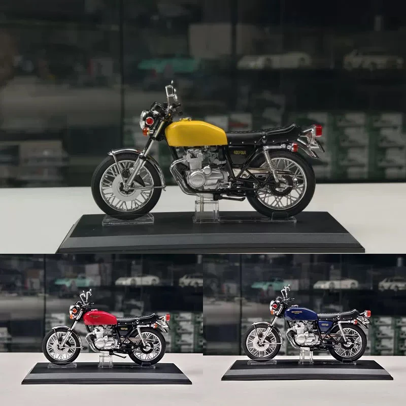 1:12 Aoshima CB400 Alloy Model Simulation Motorcycle Collection Ornament Child Toy Gift in Stock Shipping Protection