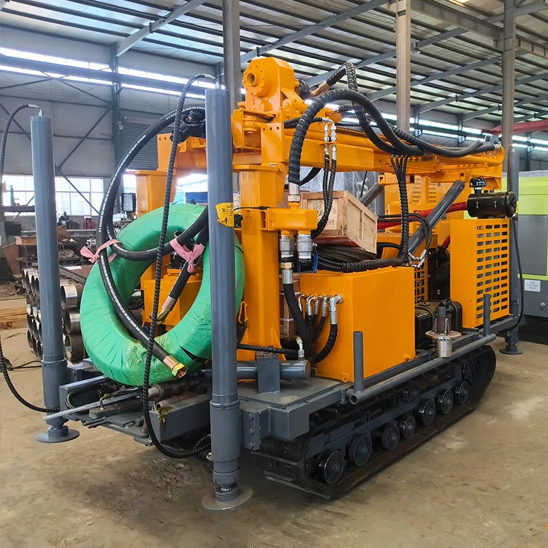 JDL-280 آلة حفر آبار المياه الزاحفة بخار الماء آلة الحفر المزدوج آلة حفر آبار المياه العميقة