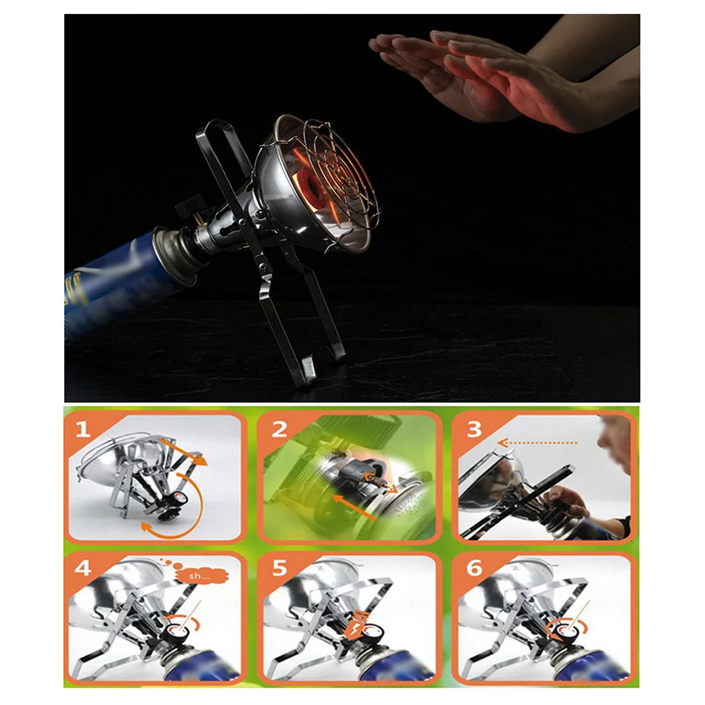 Camping Stove Heater  Portable Gas Heater for Outdoor Activities  Propane Butane Heater  High Energy Conversion Rate