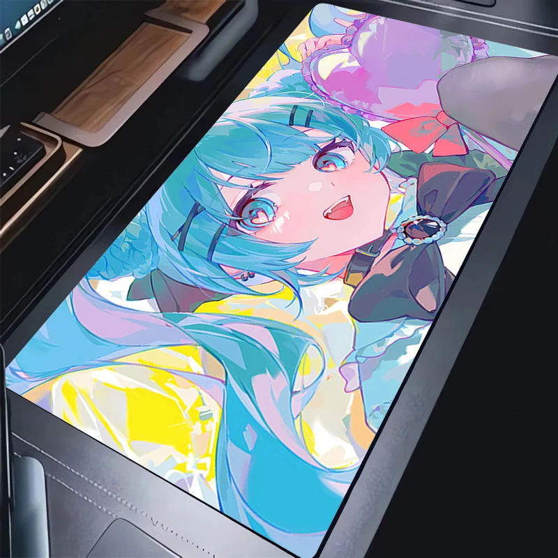 H-Hatsune Miku Mouse pad computer Large mousepad keyboard pad game player office desk pad Anime Game PC carpet Mousepad XL XXL