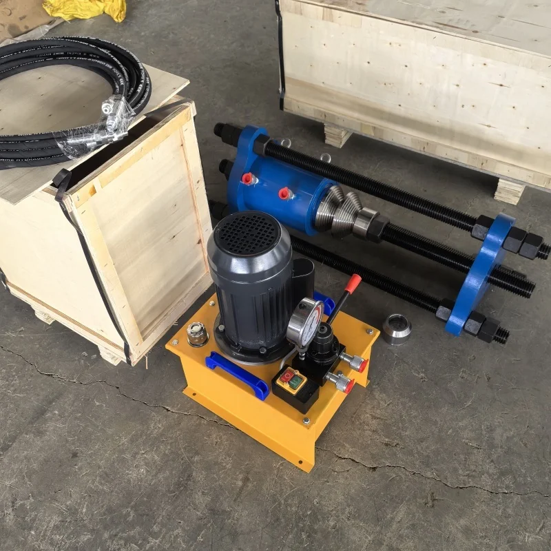 

Portable Sleeve Press Cylinder Liner Pressing Tool Construction Machinery Bushing Press 70t Flashlight Integrated Sleeve Machine