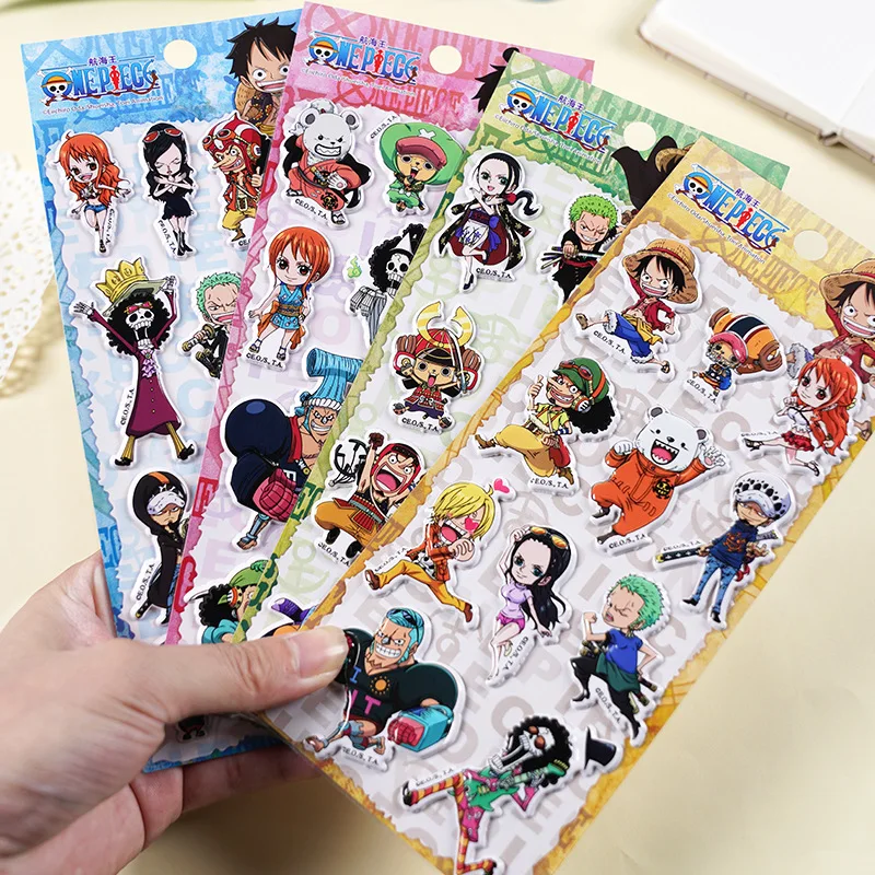 ONE PIECE Q Version Cartoon Tattoo Stickers Arm Decoration StickerMonkey D. Luffy RoronoaZoro Children's ToysGiftParty Gathering