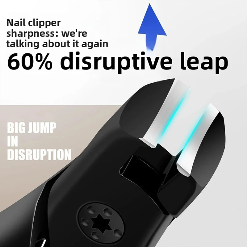 NEW Large Opening Nail Clipper Set, Special Nail Clippers for Thick and Hard Toenails, Single Large Anti-Splash Nail Clippers