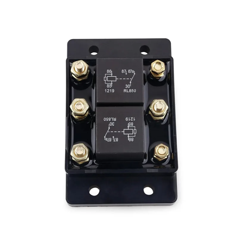 5541100 12V 80A Forward and Reverse Relay Module with 6 Studs Waterproof for Tarp Winch Motors Replaceable OEM ATP0110 Relay