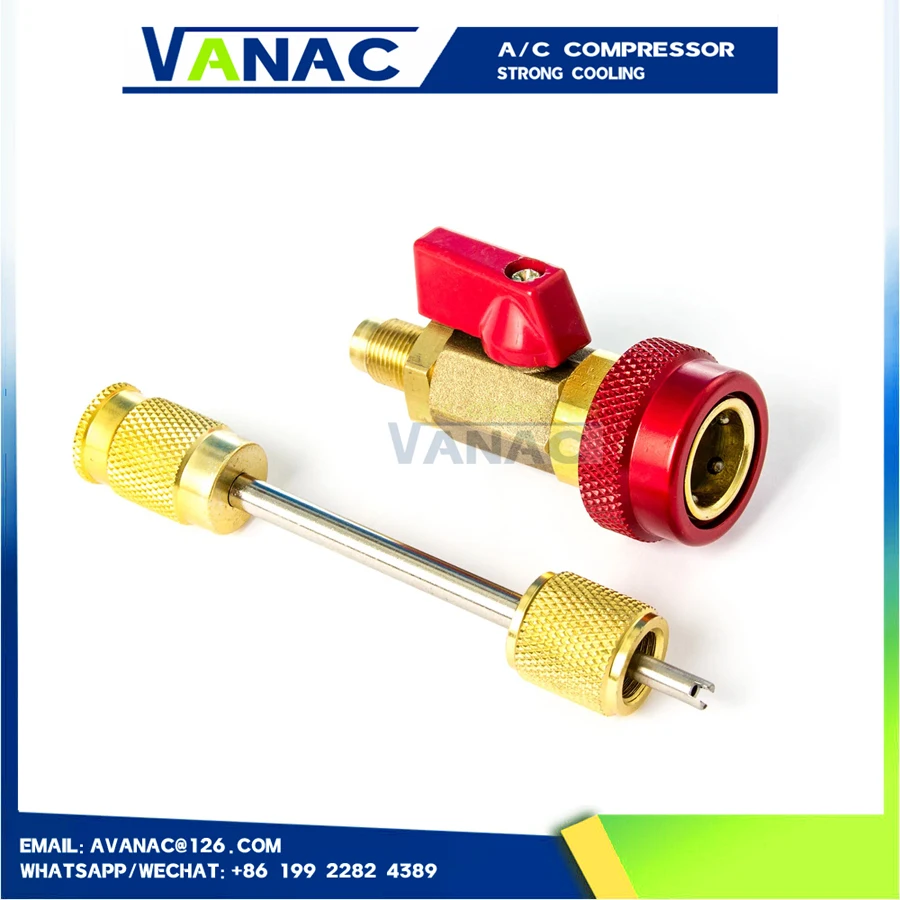NEW Air-conditioning Installation Air Conditioning R134A Valve Core Quick Remover Installer High Low Pressure Tool Auto Internal