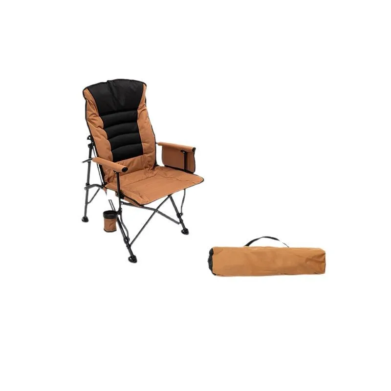 2025 كرسي تخييم خارجي قابل للطي محمول للتخزين من القماش الخلفي على الشاطئ
